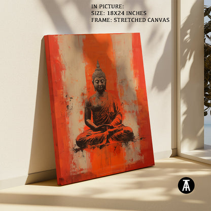Artwork in Natural Wood Frame