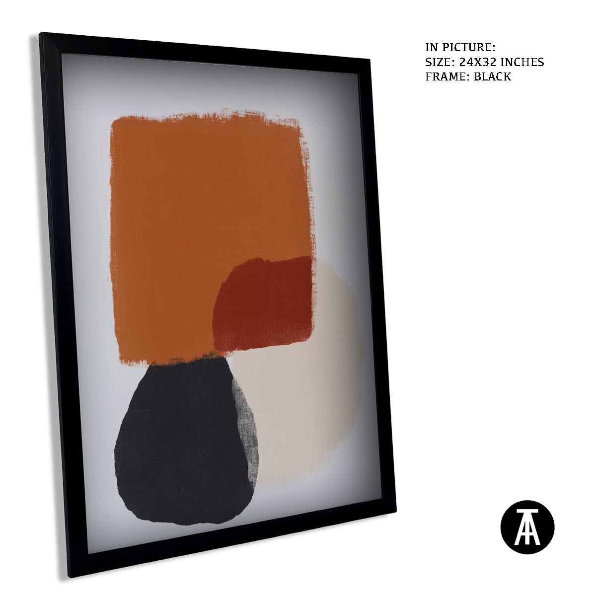 Sample Artwork in Black Frame