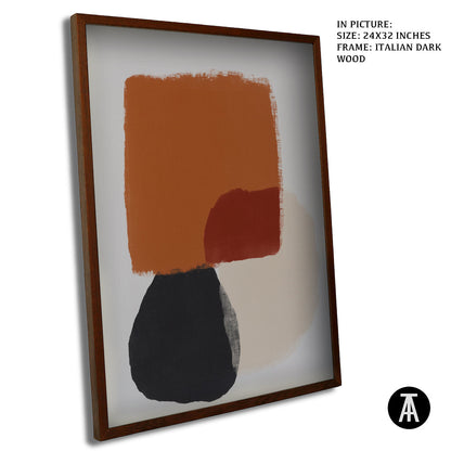 Sample Artwork in Italian Wood Framing Dark