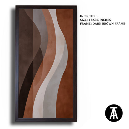 Artwork in Metal Champagne Gold Frame
