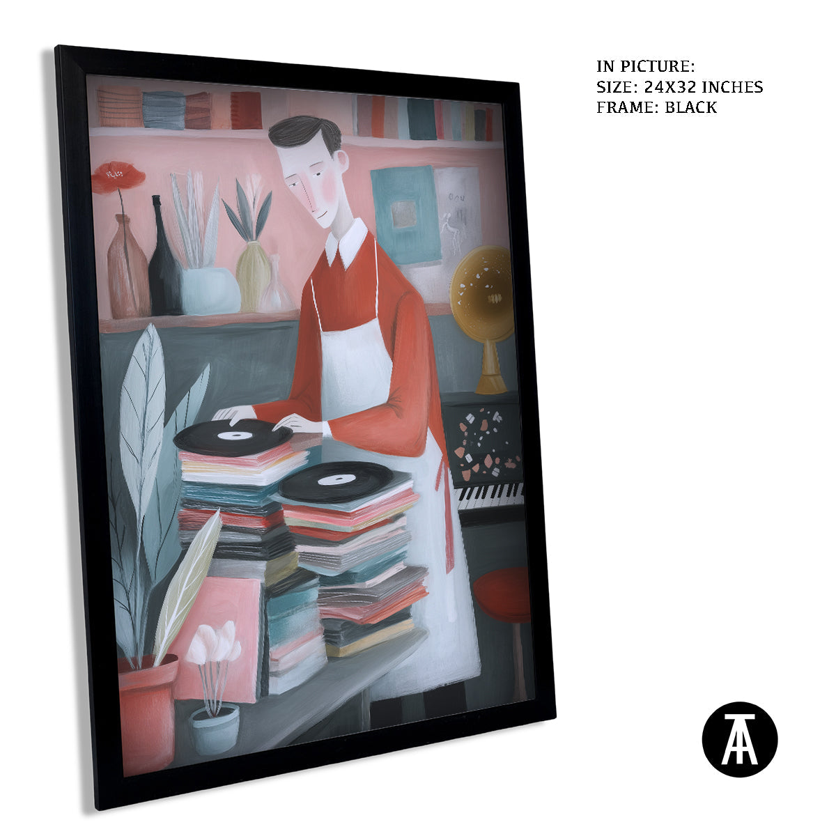 Artwork in Black Frame