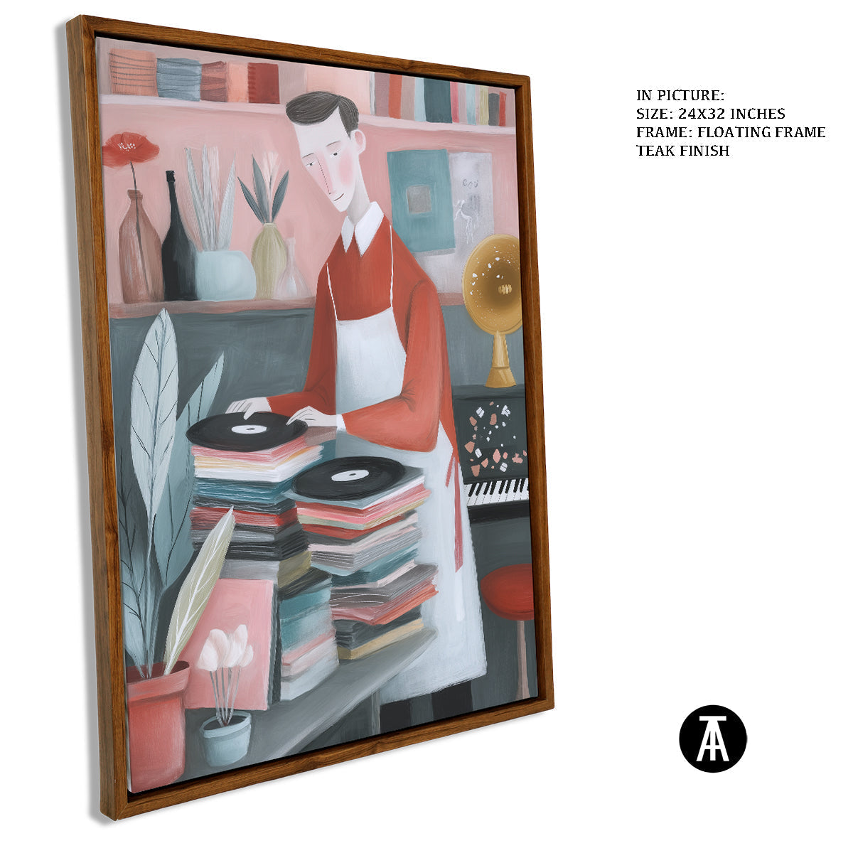 Artwork in Floating Frame