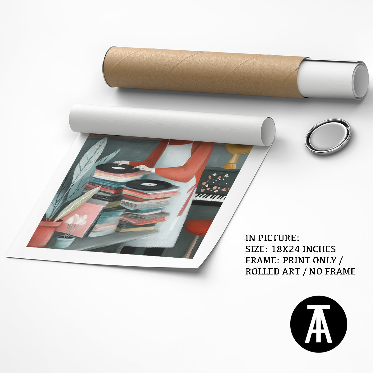 Artwork as Print Only or Rolled Art