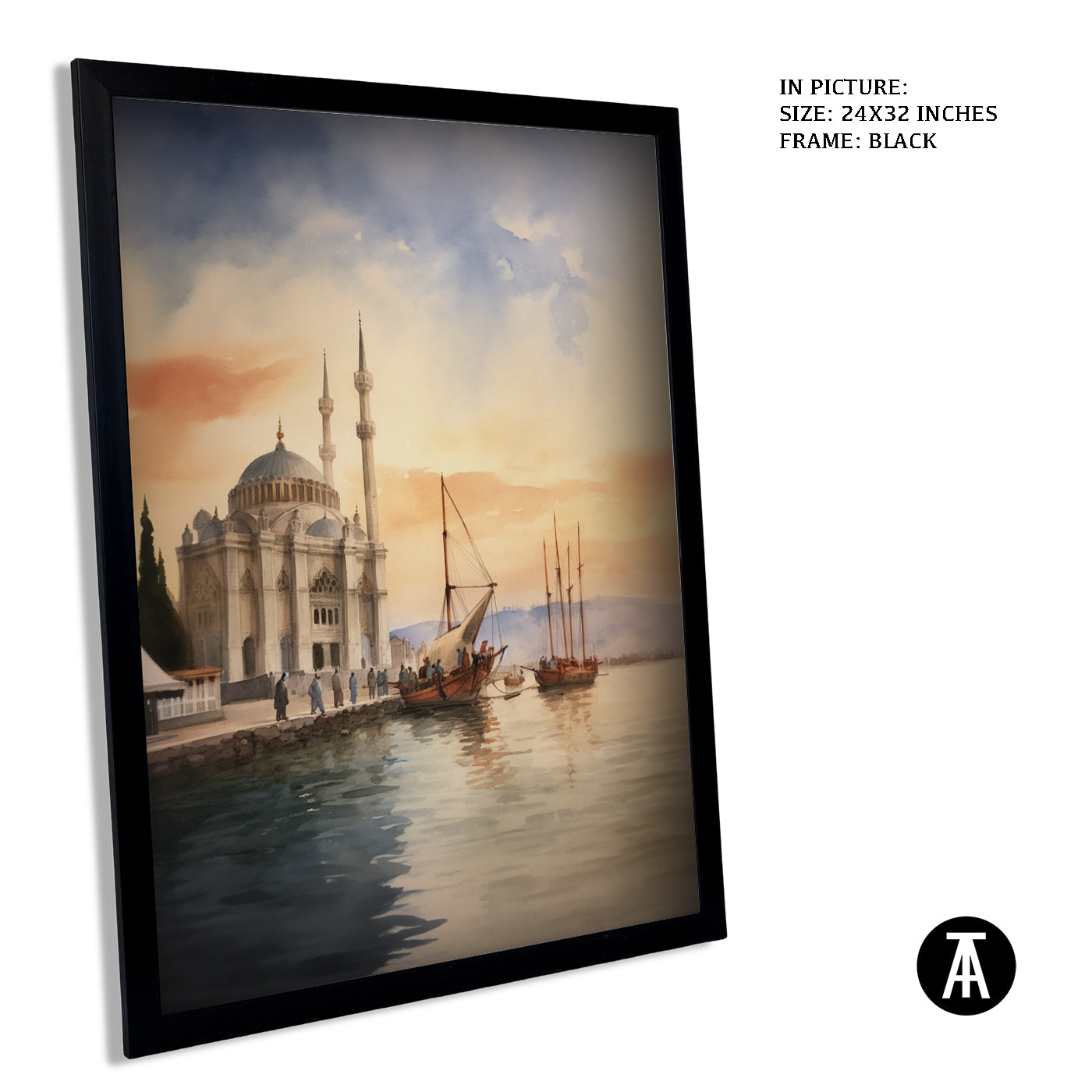 Artwork in Metal Earling Silver Frame