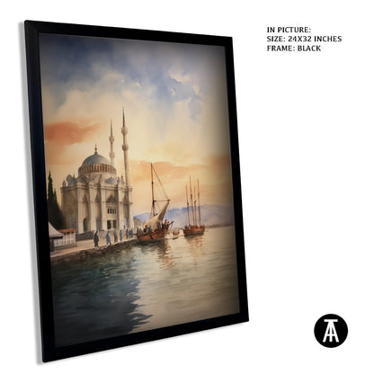 Artwork in Metal Earling Silver Frame