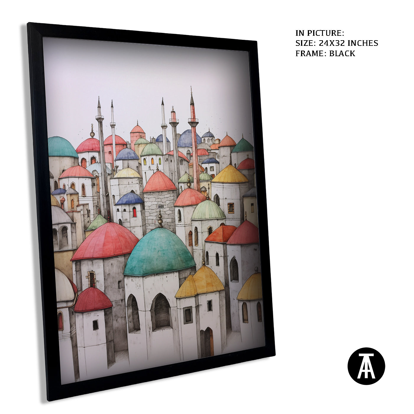 Artwork in Metal Earling Silver Frame