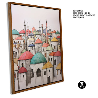 Artwork in Floating Frame