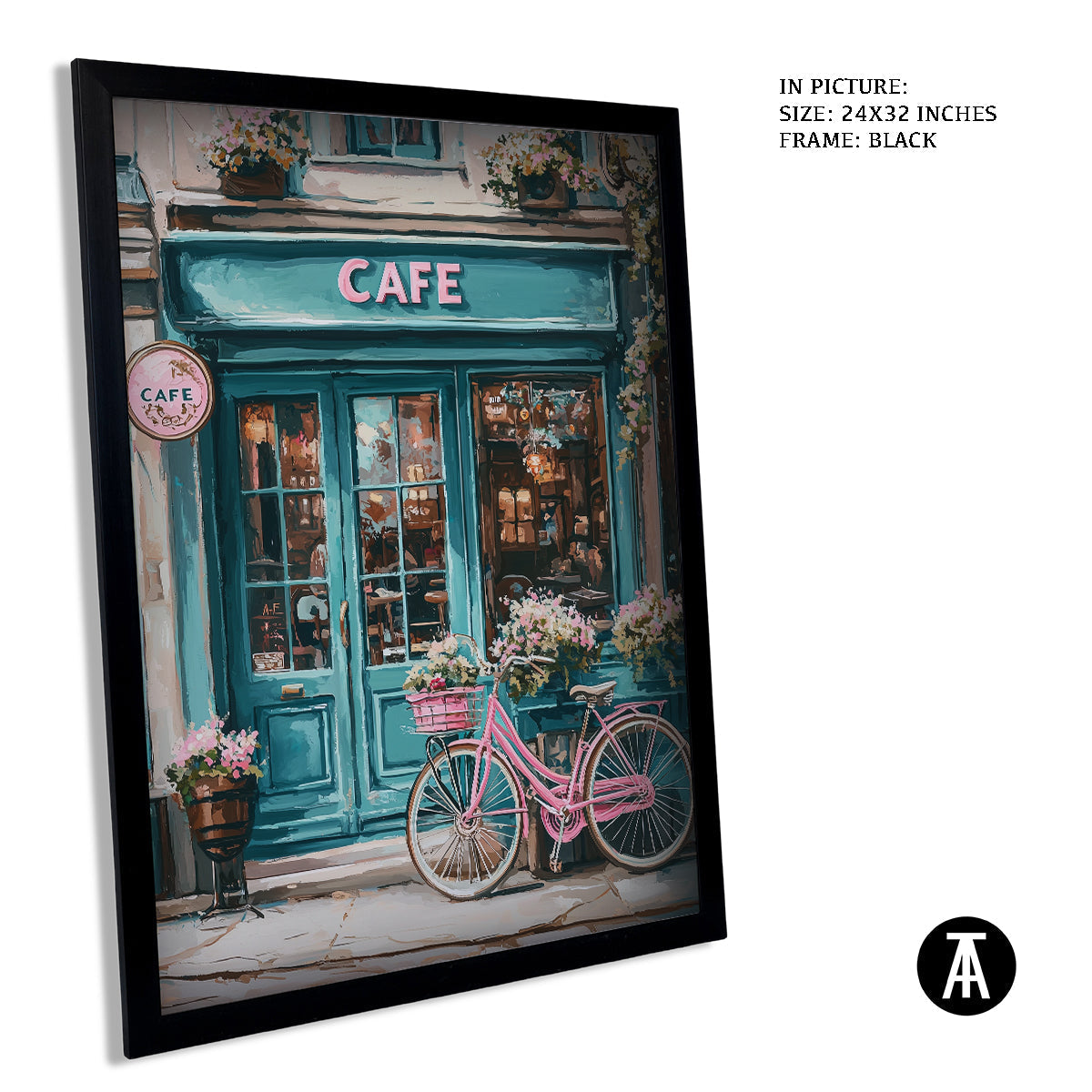 Artwork in Metal Earling Silver Frame
