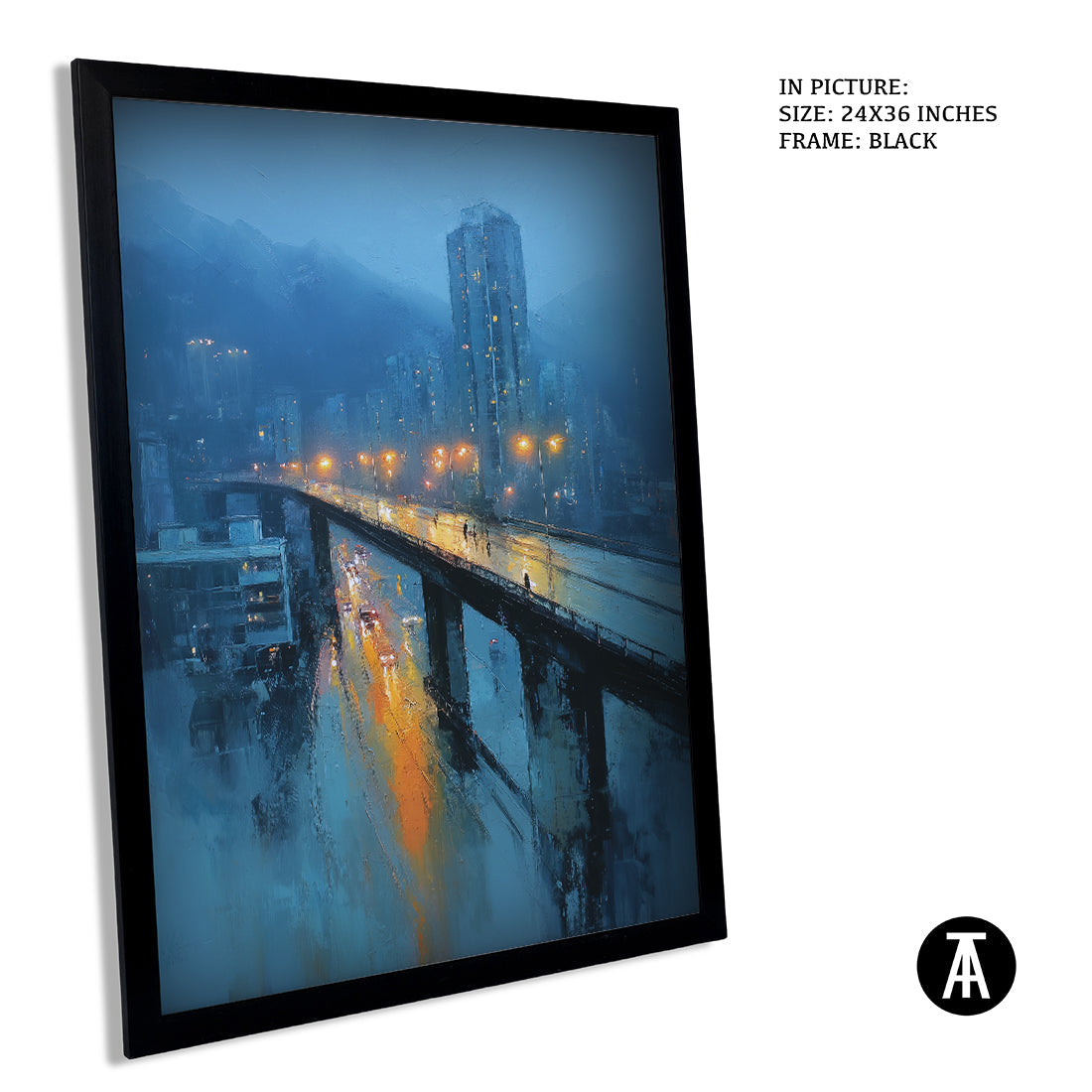 Artwork in Metal Earling Silver Frame