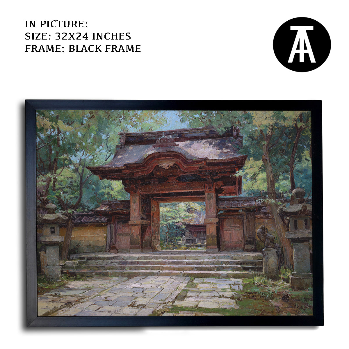 Artwork in Metal Earling Silver Frame