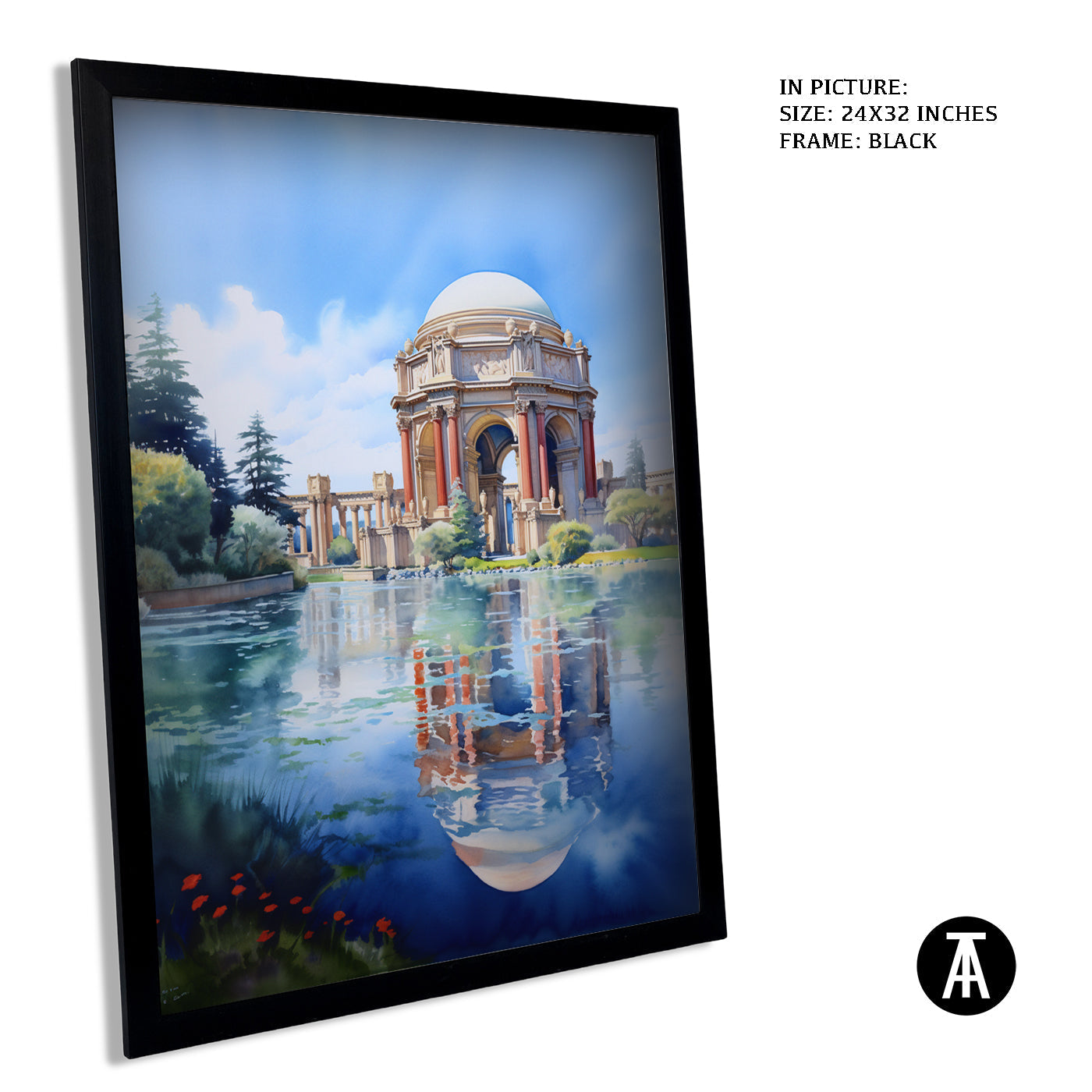 Artwork in Metal Earling Silver Frame