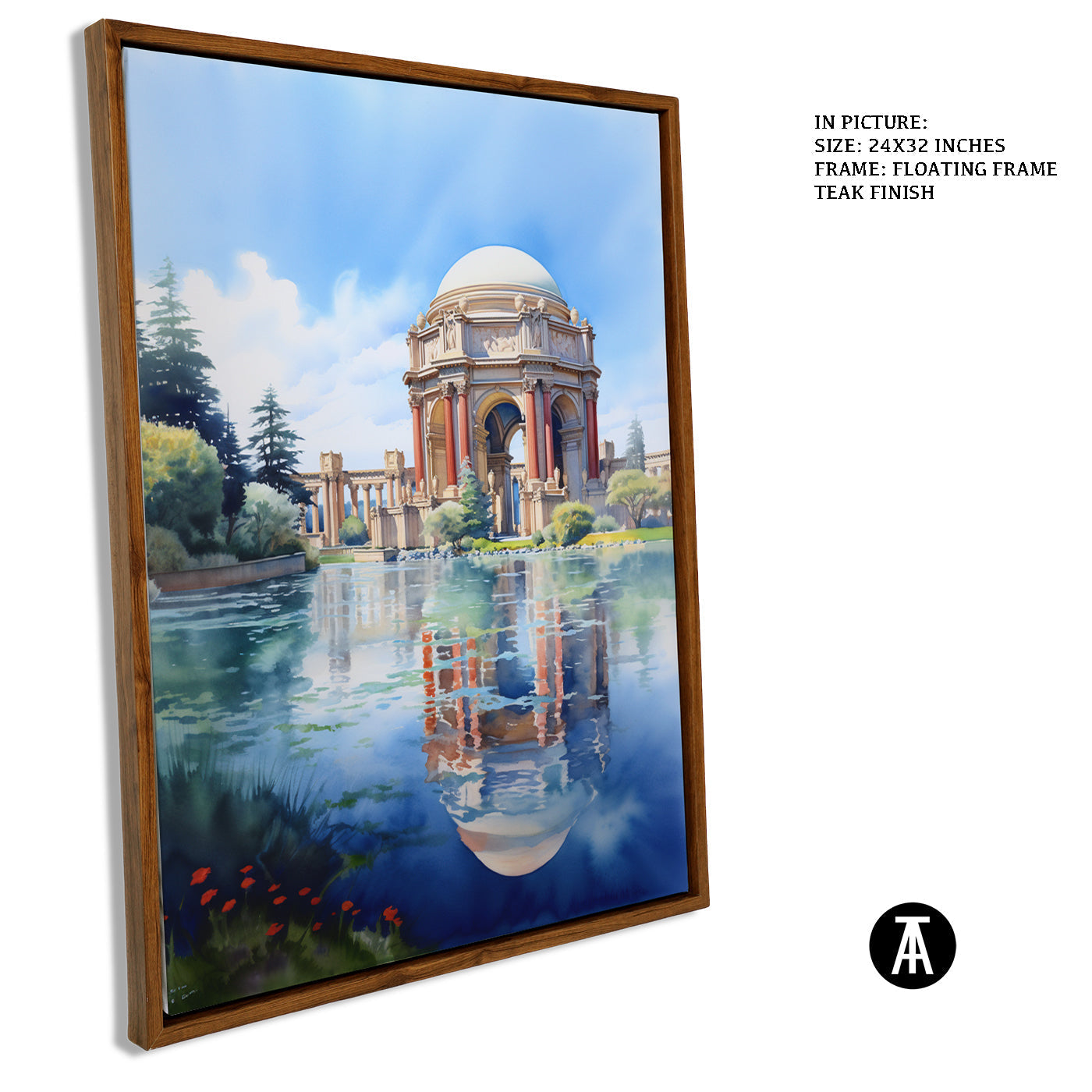 Artwork in Floating Frame