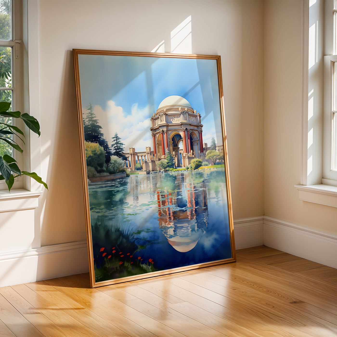 California Painting in a Lifestyle Setting