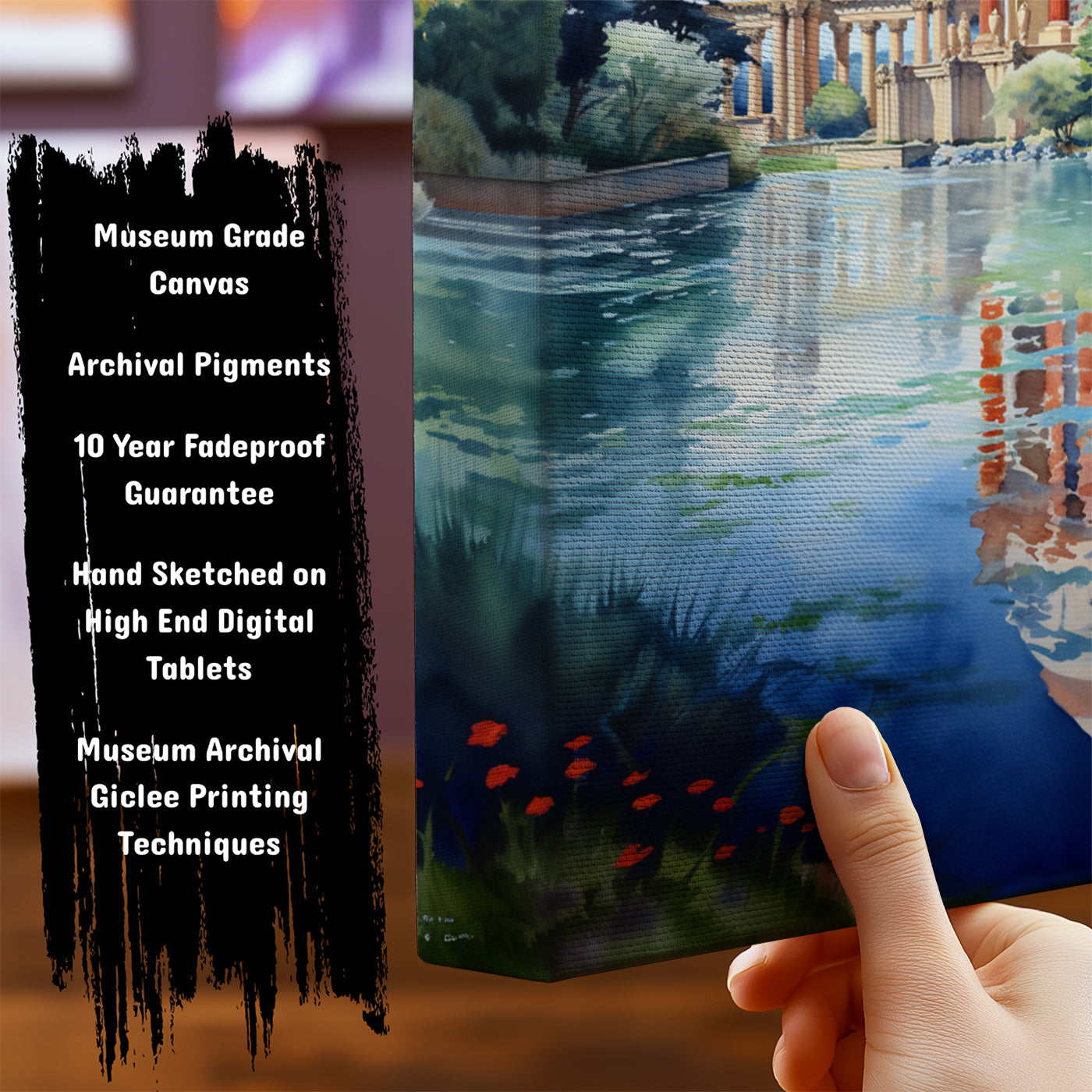 Information about California Canvas Art Print