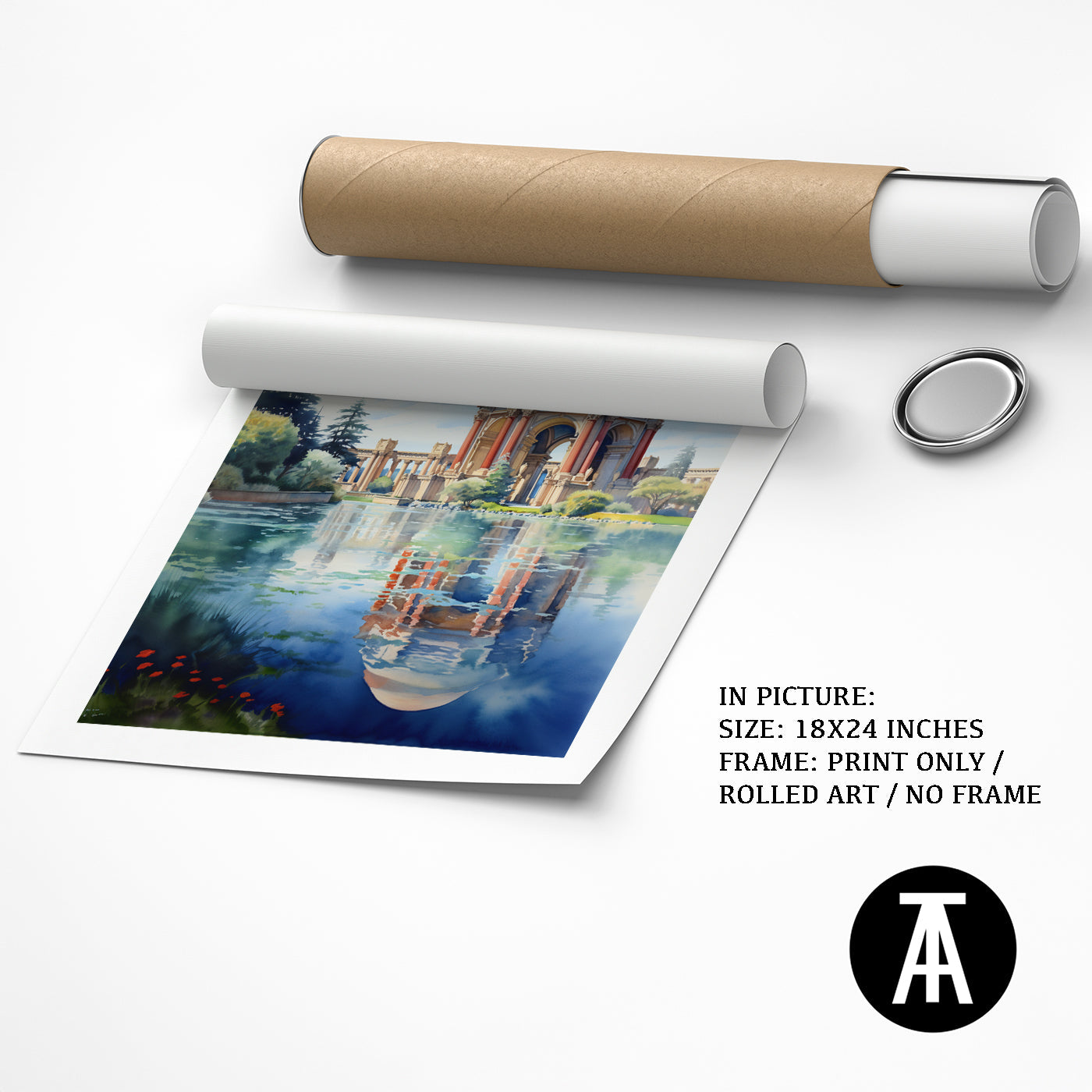 Artwork as Print Only or Rolled Art