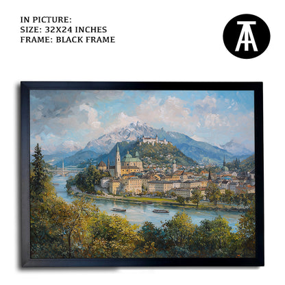 Artwork in Metal Earling Silver Frame
