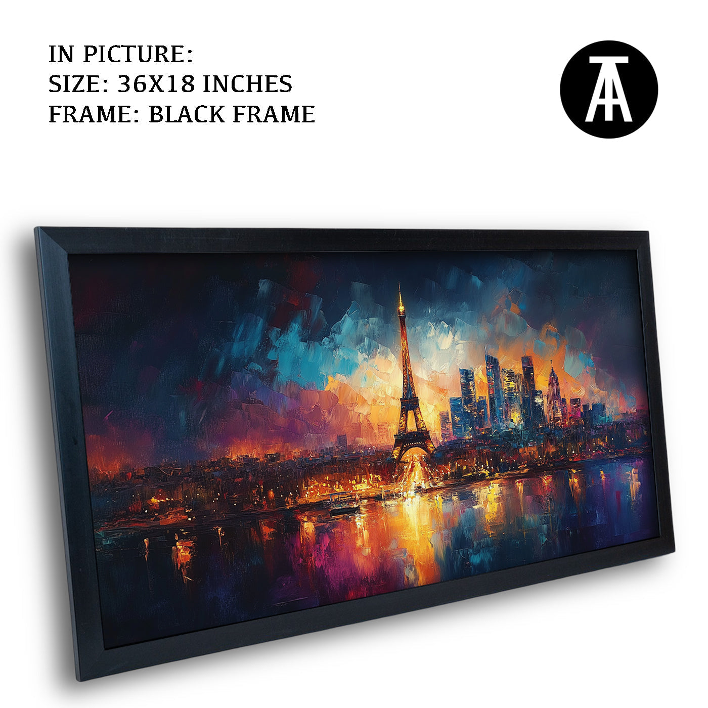 Artwork in Metal Earling Silver Frame