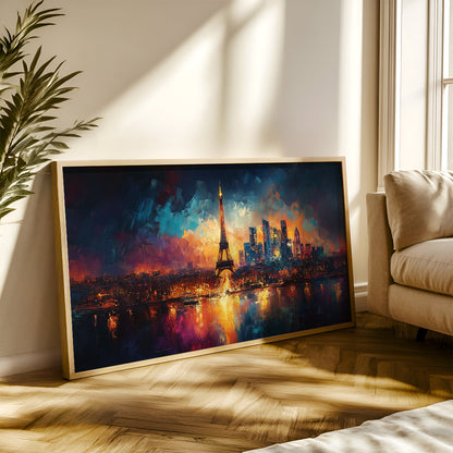 Modern Art Painting in a Lifestyle Setting