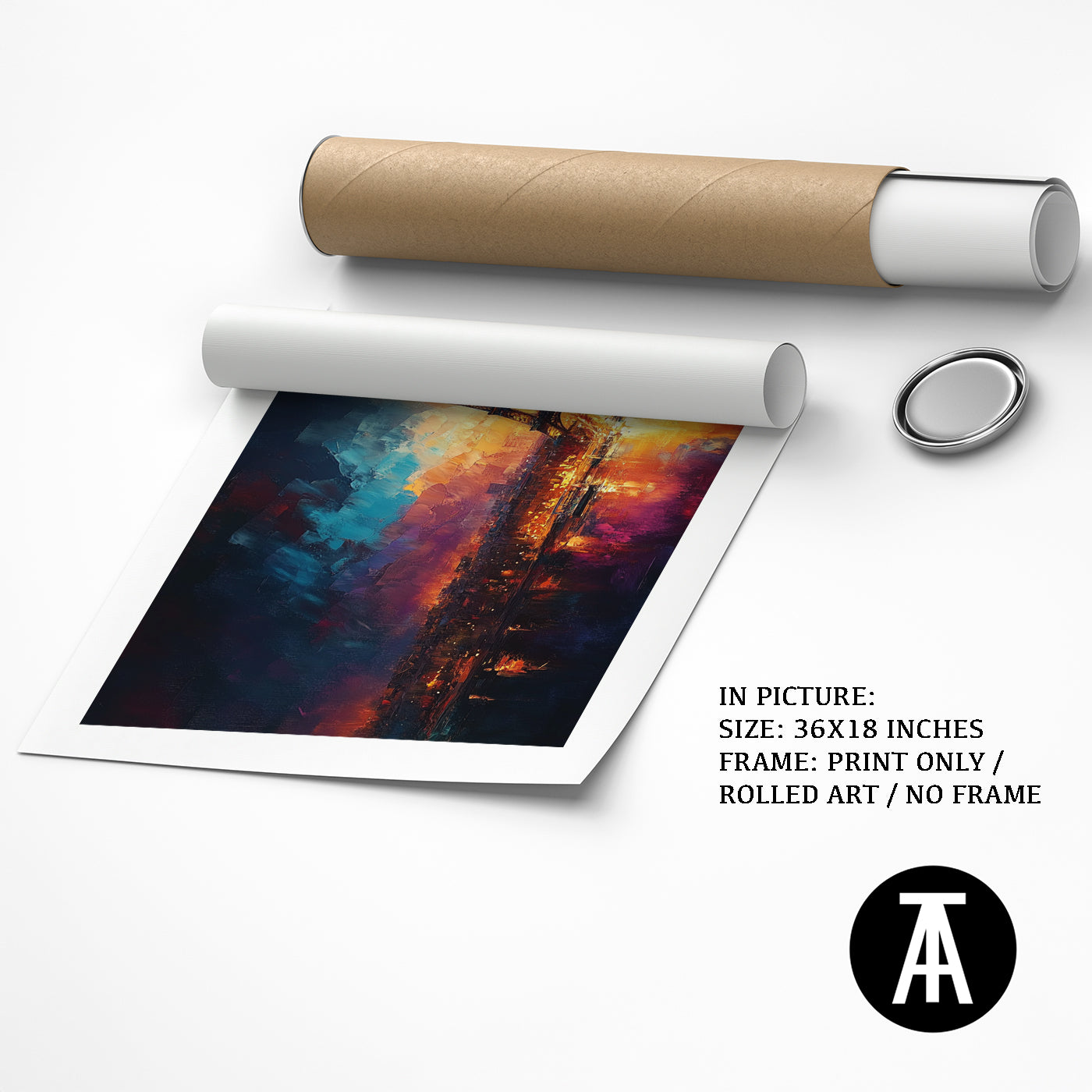 Artwork as Print Only or Rolled Art
