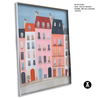 Artwork in Metal Earling Silver Frame