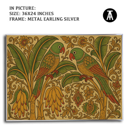 Artwork in Metal Earling Silver Frame