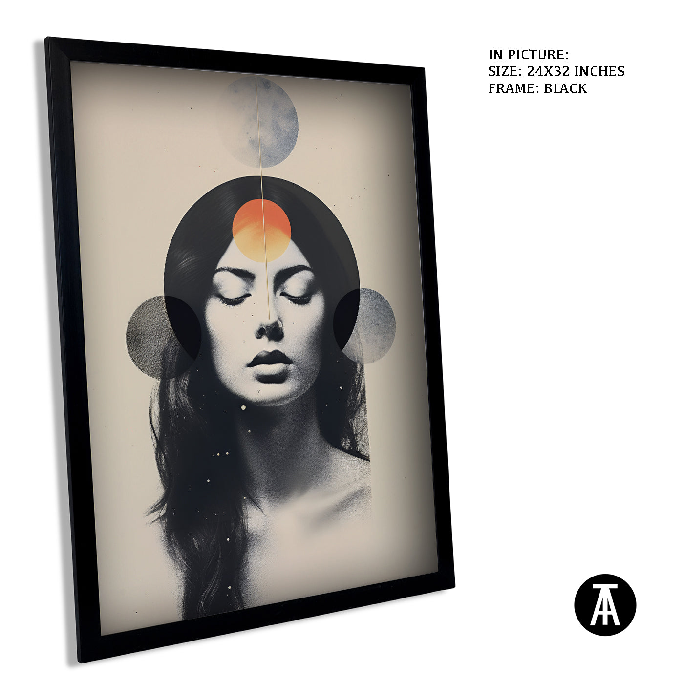 Artwork in Metal Earling Silver Frame