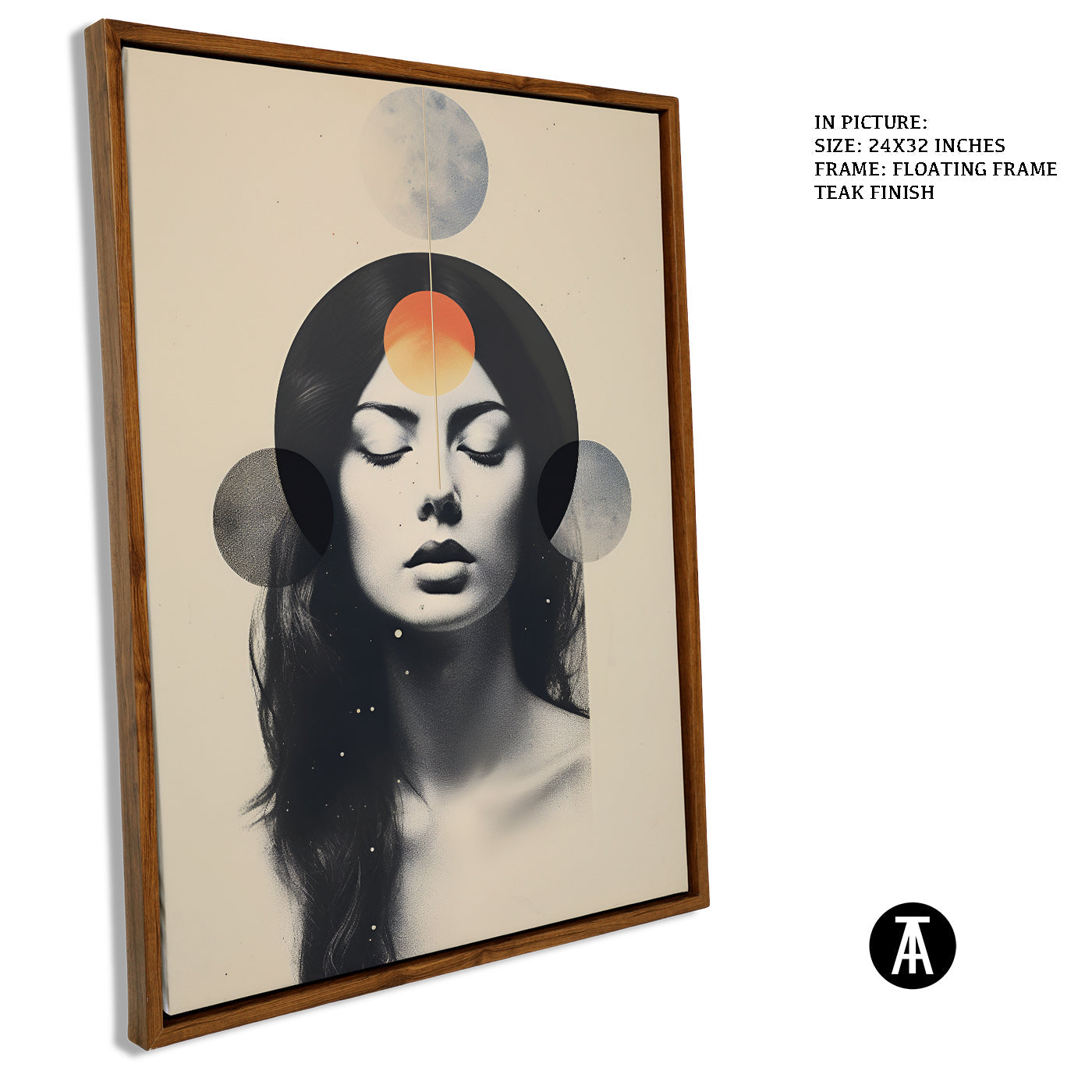 Artwork in Floating Frame