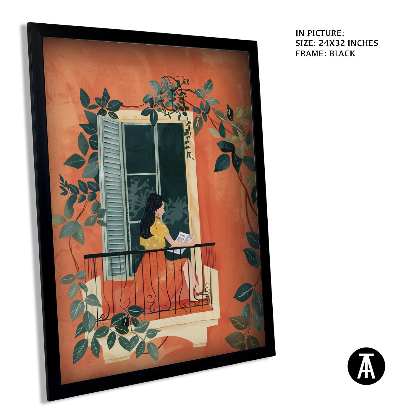Artwork in Black Frame