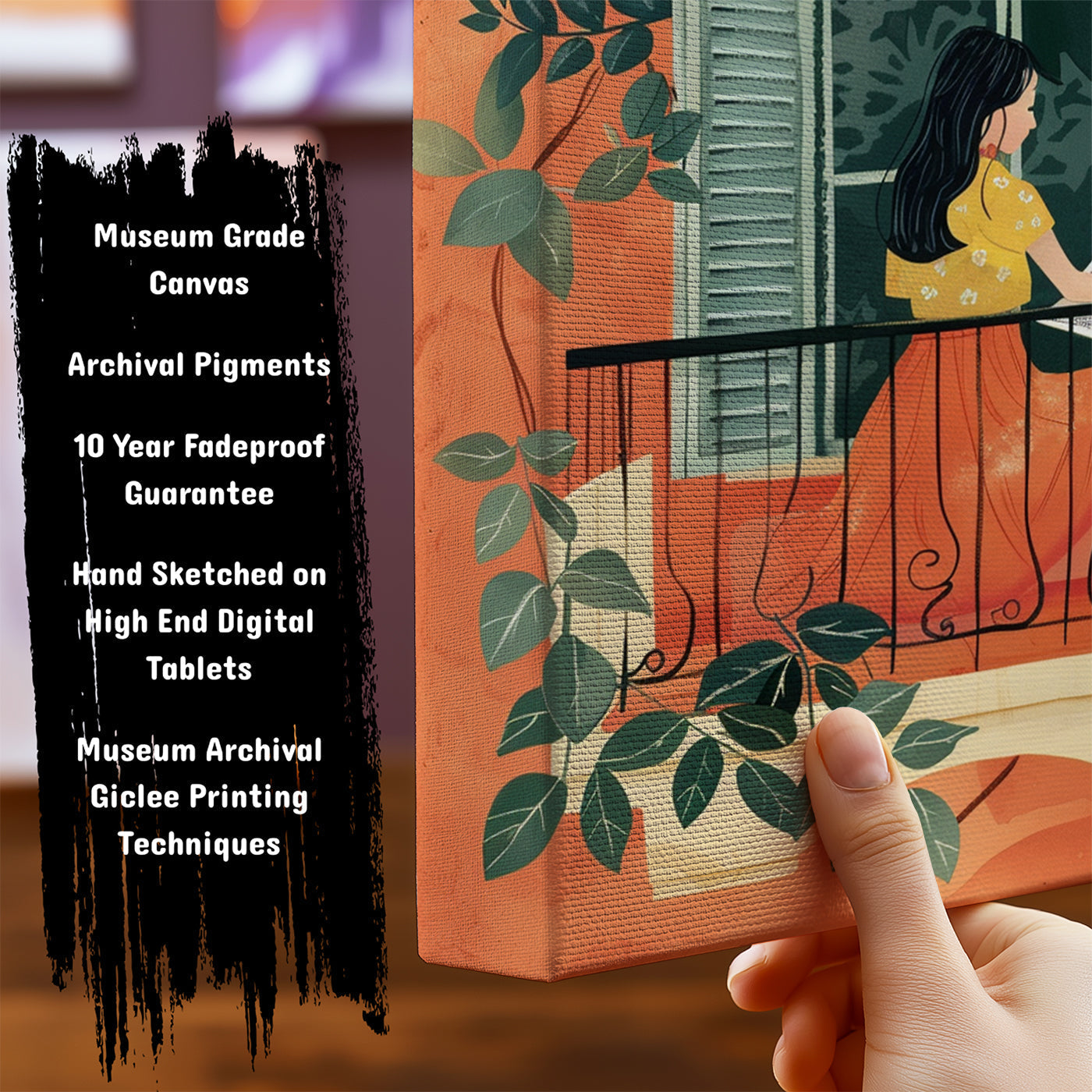 Information about Boho Art Canvas Art Print