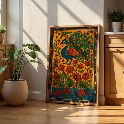 Heritage Indian Painting in a Lifestyle Setting