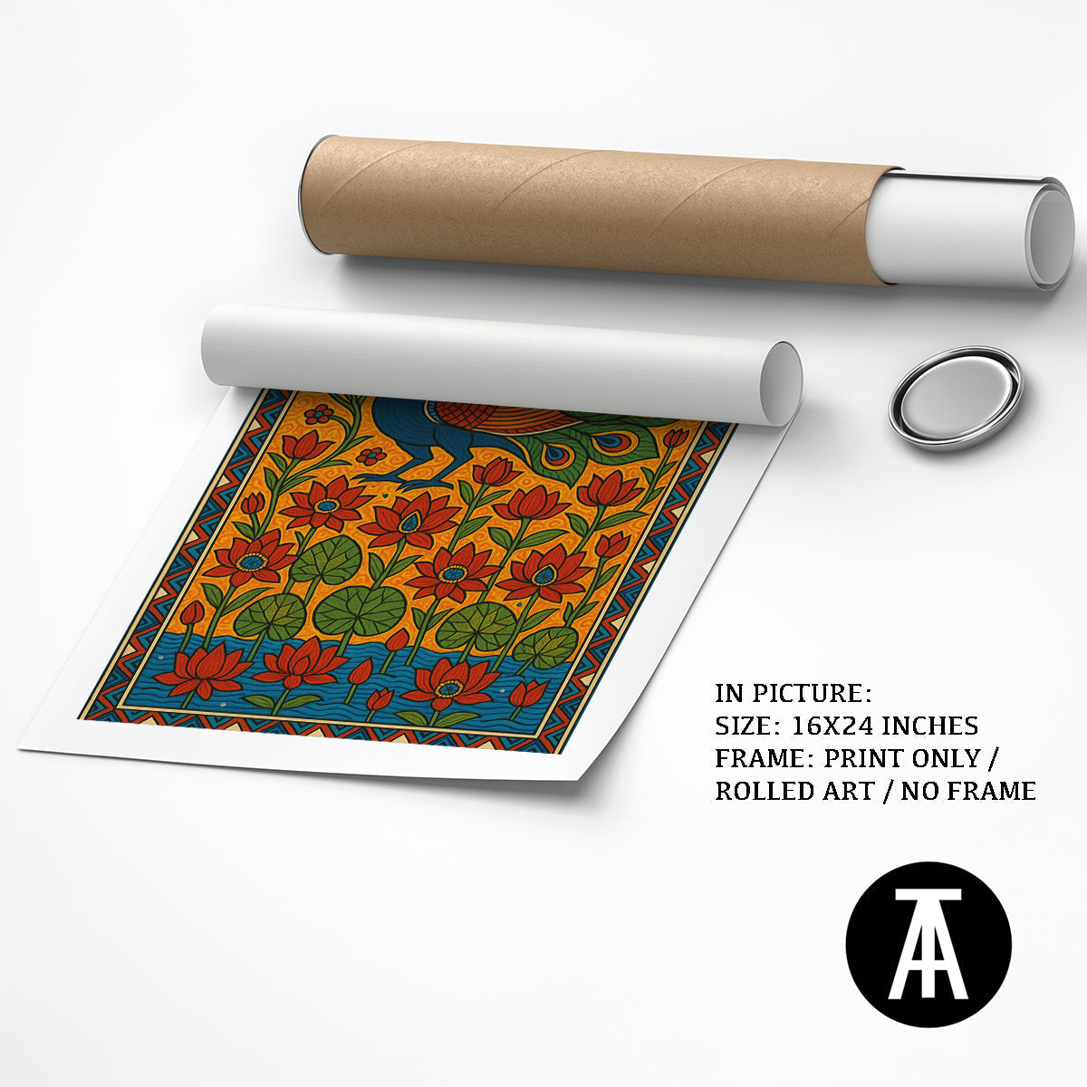 Artwork as Print Only / Rolled Art