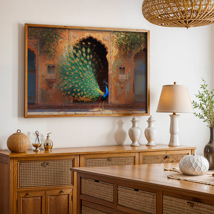Heritage Indian Painting in a Lifestyle Setting