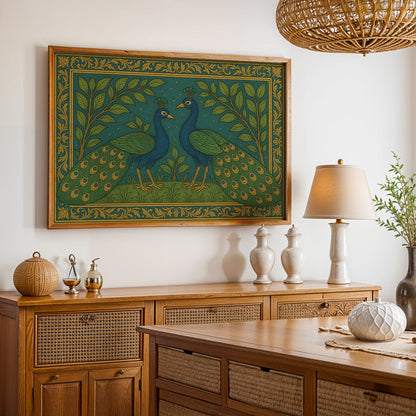 Heritage Indian Painting in a Lifestyle Setting