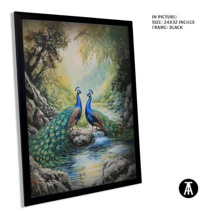 Artwork in Metal Earling Silver Frame