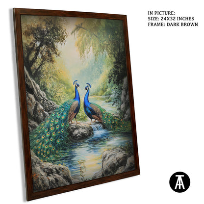 Artwork in Metal Champagne Gold Frame