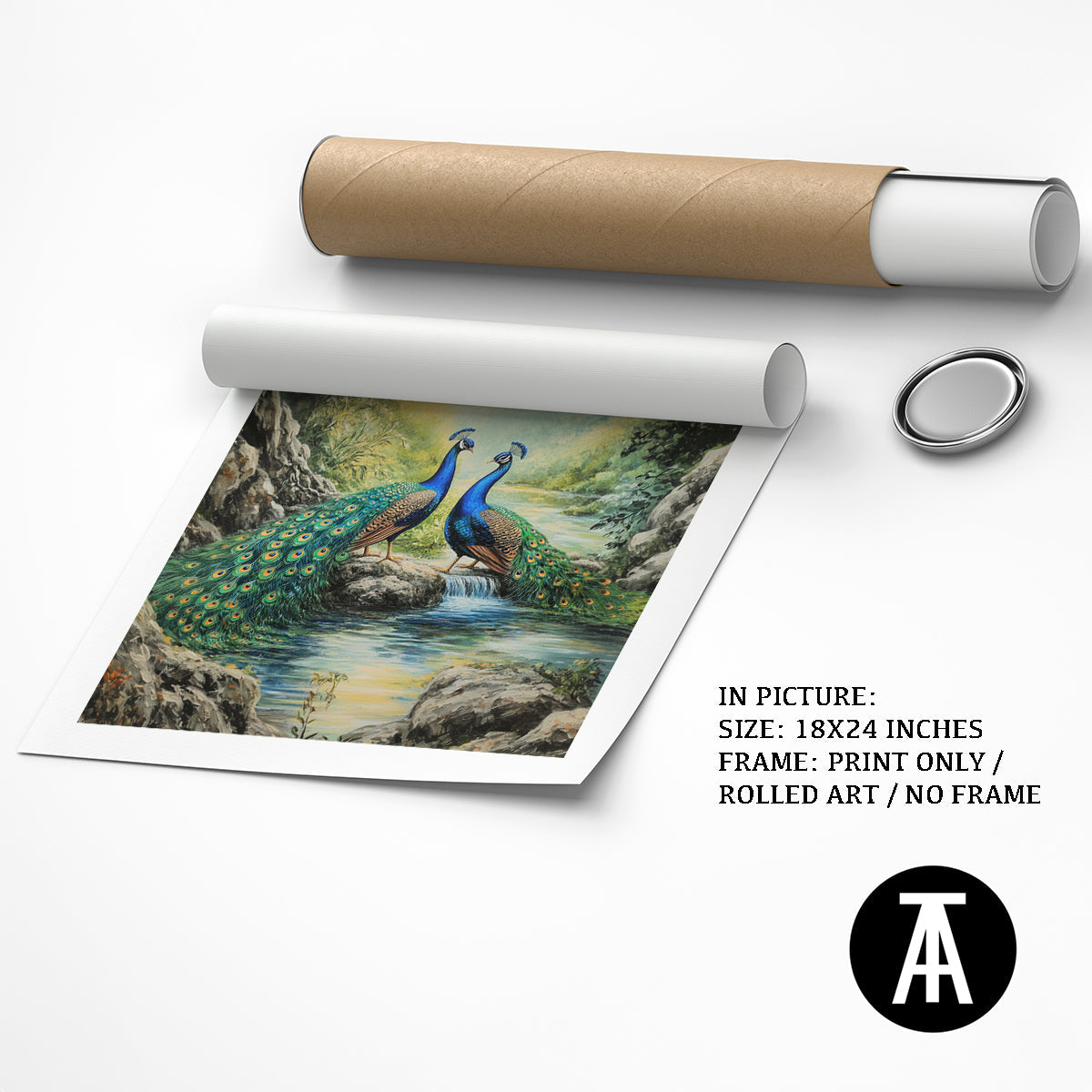 Artwork as Print Only or Rolled Art