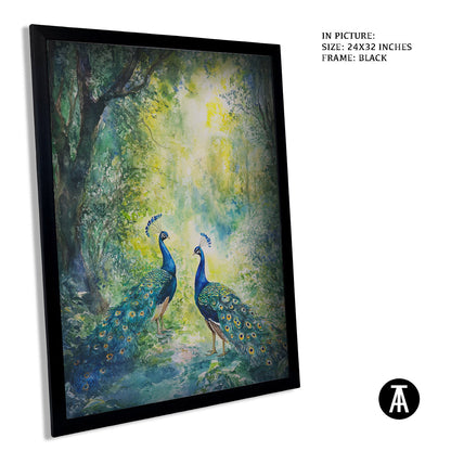 Artwork in Metal Earling Silver Frame
