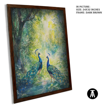 Artwork in Metal Champagne Gold Frame
