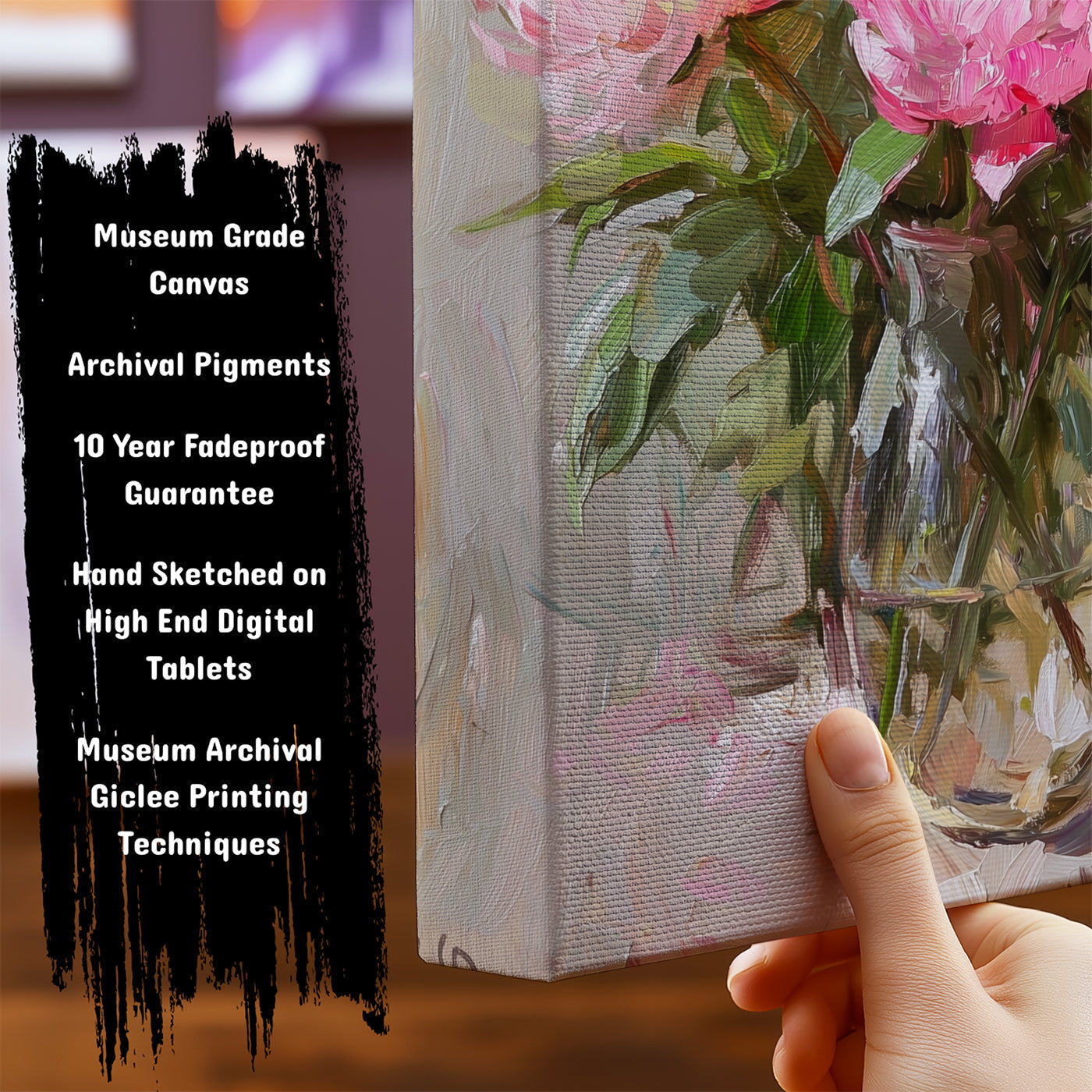 Information about Floral Botanical Canvas Art Print