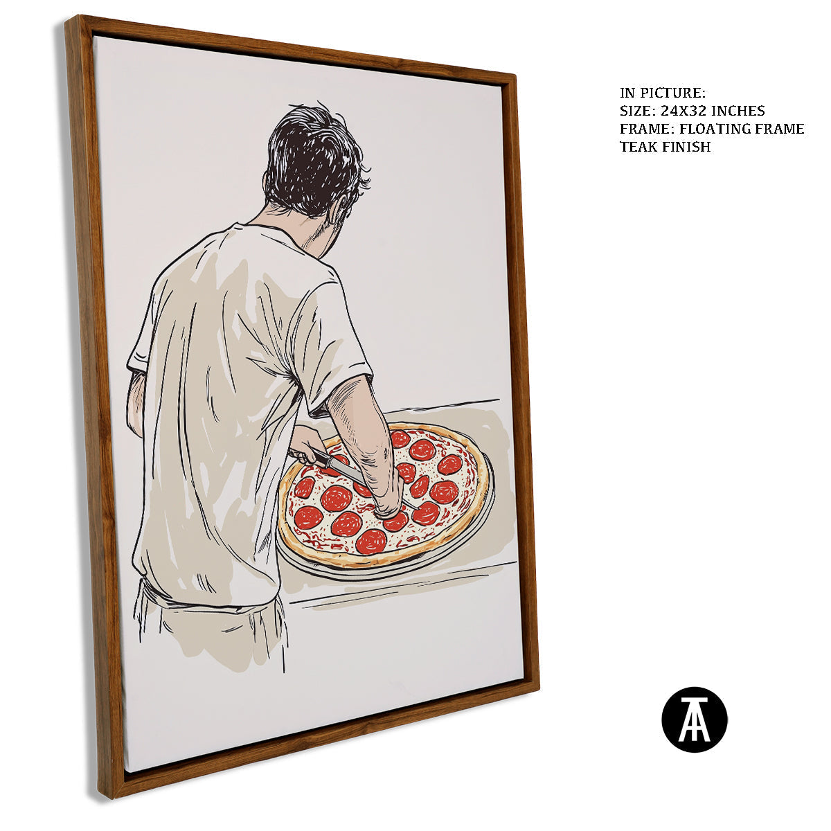 Artwork in Floating Frame