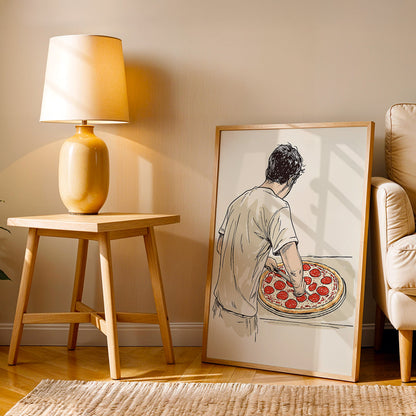 Minimalist Artwork in a Lifestyle Setting