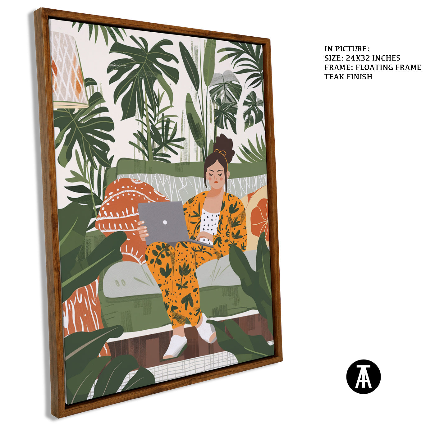Artwork in Floating Frame
