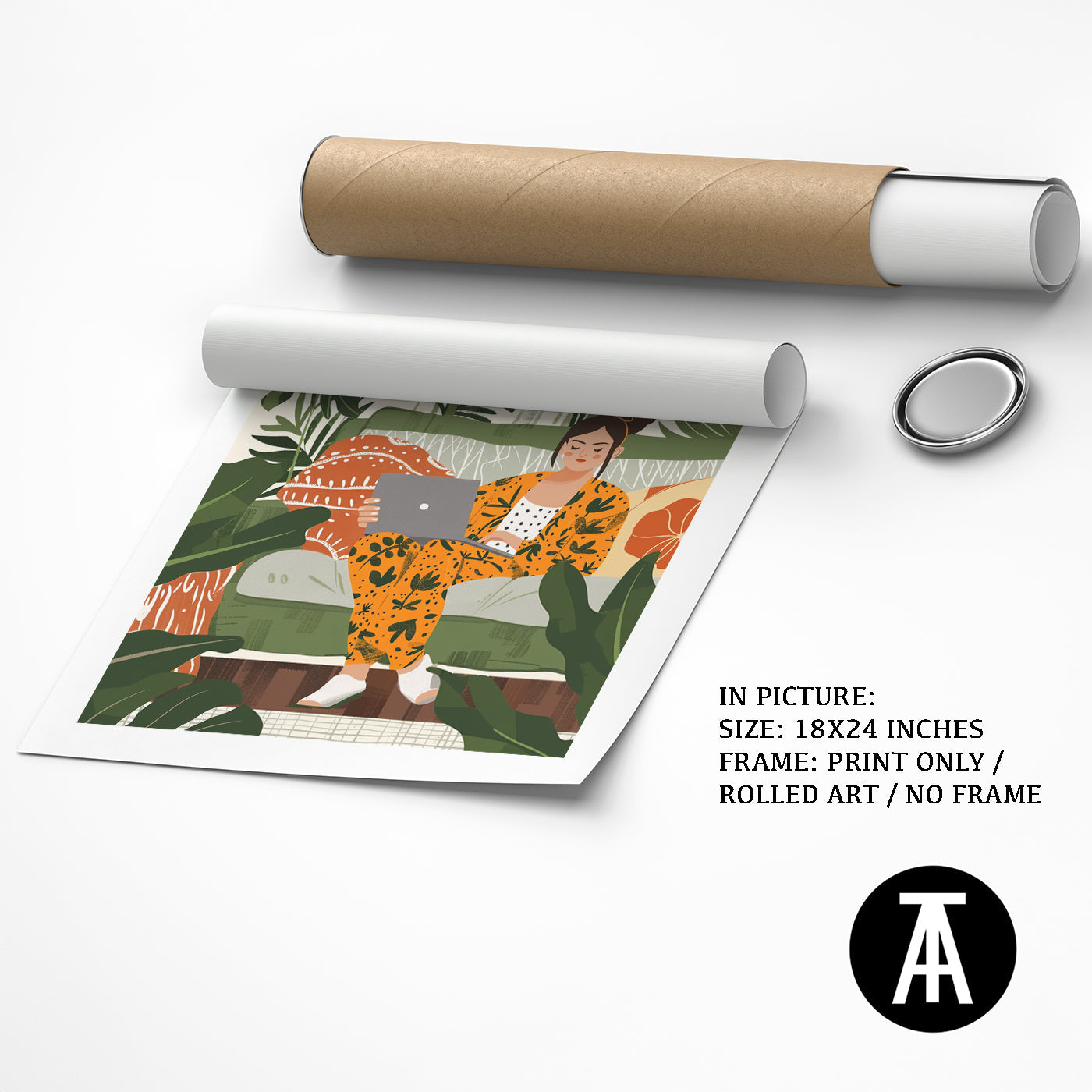 Artwork as Print Only or Rolled Art