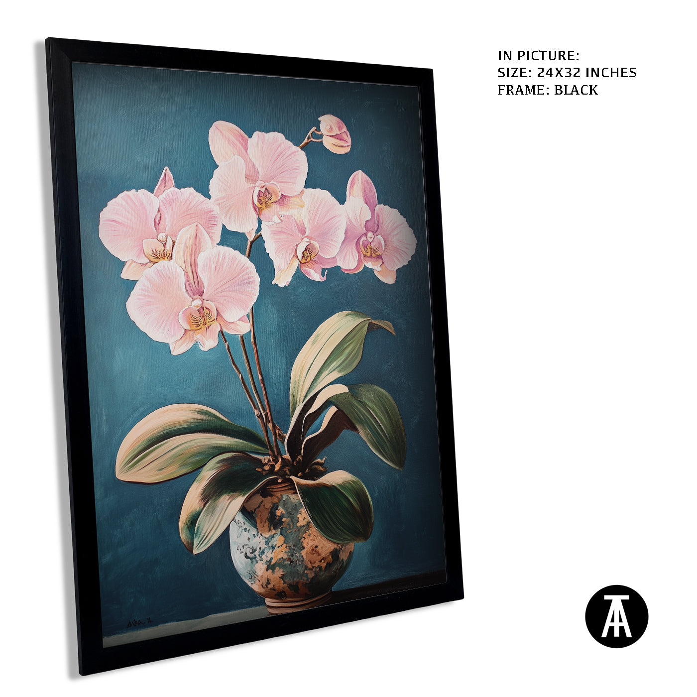 Artwork in Metal Earling Silver Frame