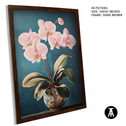 Artwork in Metal Champagne Gold Frame