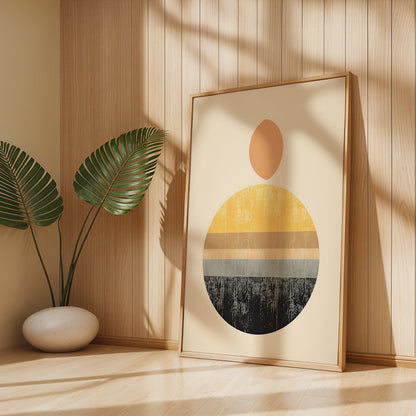 Boho Painting in a Lifestyle Setting