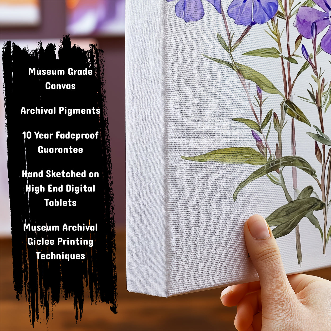 Information about Floral Botanical Canvas Art Print