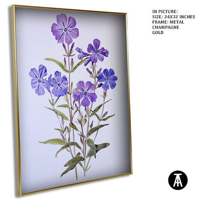 Artwork in Light Brown Frame