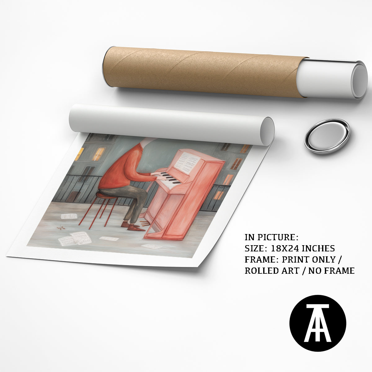 Artwork as Print Only or Rolled Art