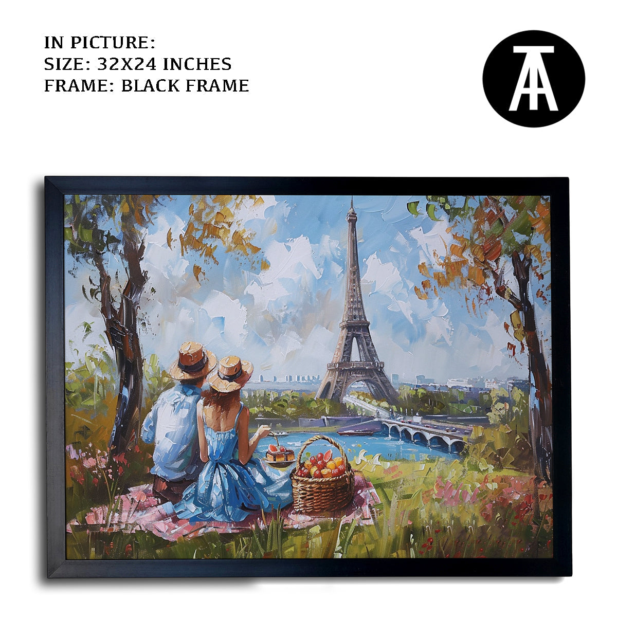 Artwork in Metal Earling Silver Frame